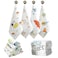 Caiery Baby Muslin WashclothsBaby Washcloths Soft  Baby Muslin Washcloth  Face Towels for Newborn with Sensitive Skin  Shower Gift for Baby Registry 115X 115 inch29x29cm