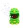 Good Banana Cupcake Bubble Machine Cordless Automatic Bubble Maker Blower for Kids 2 Bottles of Solution Indoor and Outdoor Play Backyard Patio Bath Time Big Billows of Colorful Bubbles