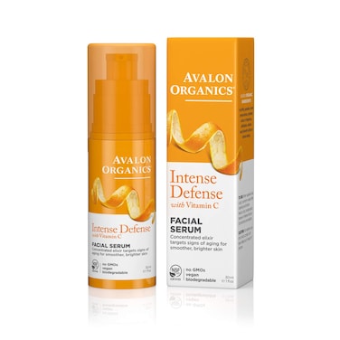 Avalon Organics Facial Serum Intense Defense with Vitamin C 1 Oz