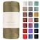 Sensy Premium 2mm 251 Yards Polyester Rope 100 Polypropylene Cord Macrame Cord 2mm Crochet Bag Cord Macrame Rope Crochet Thread Gift for Knitter Avocado