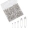 Hongyitime 550 Pack Safety Pins for Sewing Craft ClothSafety Pins AssortedSafety PinSmall Safety PinsSafety Pins BulkLarge Safety Pins Use DIY Art Jewelry Making with Storage Box