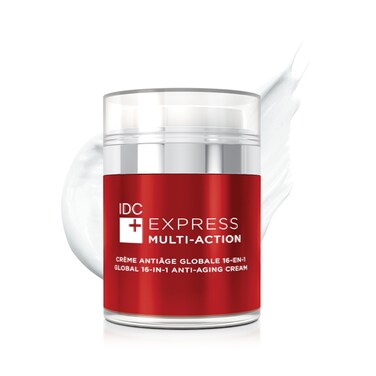 IDC Dermo Express MultiAction 16In1 Anti Aging  Antioxidant Cream  17 fl oz  Anti Aging Face Eyes  Neck Cream Moisturizer for Wrinkles  Vegan Antiaging Moisturizer Cream for Men  Women