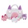 Little Love by NoJo My First Purse Pink Plush 5 Piece Toy Set  Purse Compact Eye Shadow Lipstick and Wallet