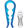 Jar Opener Bottle Opener 5 in 1 Multipurpose Gripper Kit with Silicone Handle for Weak Hands Children Elderly Arthritis Patients