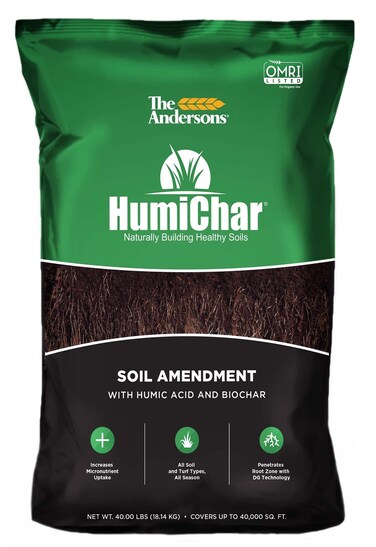 The Andersons HumiChar Organic Soil Amendment with Humic Acid and Biochar Covers 12000 sq ft 12 lb