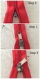 Fix Zipper Universal Zipper Repair Kit Fix Any Zippers with Metal Slide Different Zipper Sizes for 3 5 and 7 Zippers Repair Zipper Pulls for Pants Suitcases Jackets Purse No Sewing Needed