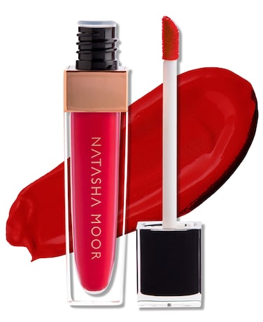 NATASHA MOOR Molten Matte Liquid Lipstick  LongLasting Hydrating Matte Finish with Moisturizing Vitamin E  Waterproof KissProof CrueltyFree  12Hour Stay Power  STORM
