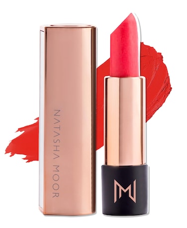 NATASHA MOOR Silk Suede Lipstick for Women  LongLasting Waterproof Lipstick with Hydrating SemiMatte Finish  Creamy CrueltyFree  Highly Pigmented with Mirror  24Hour Stay Power INEVITABLE