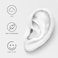Baby Waterproof Ear Stickers Baby Waterproof Ear Protector Newborn Ear Protection for Swimming Showering Surfing Snorkeling and Other Water Sports Kids Size30 Pcs1