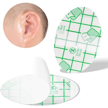 Baby Waterproof Ear Stickers Baby Waterproof Ear Protector Newborn Ear Protection for Swimming Showering Surfing Snorkeling and Other Water Sports Kids Size30 Pcs1