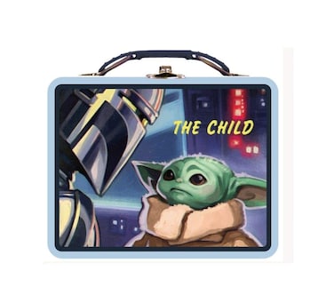 The Tin Box Company 34764711 The Mandalorian Baby Yoda Tin Metal Large Lunch Box