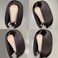 CAITLYN Brazilian Virgin Straight Bob Lace Front Human Hair Wigs for Black Women Glueless Pre Plucked with Baby Hair Short Bob Straight 4x4 Lace Closure Wig 8 inch 150 Density