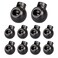 10PCS Professional Rope Lock DIY Plastic sSpring Toggle Plug Lanyard Rope Clip for Drawstrings of Shoelaces Bags and Clothes Black