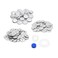 Dritz Craft Cover 48 Sets Nickel Buttons  Tools 118 48ct Count