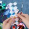 Paint Pots Strips 12 Strips 72 Pots 017Oz Mini Empty Paint Cups with Lids Arts Crafts Plastic Storage Containers for Organizing Painterly Paint Eye Primer