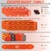 Maxsa 20322 Metal Gripped Escaper Buddy Traction Boards for OffRoad Mud Sand  Snow Vehicle Extraction Bendable Unbreakable Orange 2 Pack