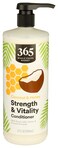 365 by Whole Foods Market Coconut  Honey Strength And Vitality Conditioner 32 Fl Oz