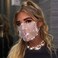 Sethexy Sparkly Mesh Mask Rhinestone Crystal Ball Pure White Masquerade Party Nightclub Mardi Gras Masks for Women and Girls