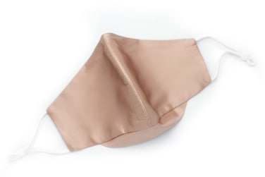 Habac Studio 100 Mulberry Silk Face Mask Face Masks Washable Reusable Face Mask Women Mens Face Mask Silk Mask Nude 02