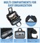 EMPSIGN Rolling Briefcase Laptop Bag173 Computer bag with wheels Water Repellent Travel Roller Underseat Bag with RFID Blocking PocketRolling Work Bags for womenmen Black