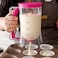 New manual batter dispenser Manual equalizer Dispensing tool Kitchen baking tool for making cupcakes and tarts for crepes waffles muffin mixes biscuits or any baked goods with measurement labels