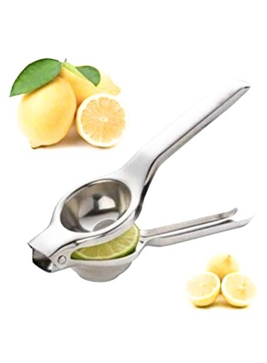 QUALITY PRODUCTS Small Stainless Steel Lemon Squeezer  Manual Juicer Lemon and Lime Squeezer Bar Tool Fruit Juice Extractor Citrus Squeezer Hand Juice Press Kitchen Utensil Housewarming Gift
