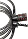 Kryptonite Keeper 512 Combo Bike Lock 4ft x 5mm Braided Steel Cable AntiTheft Security Cable Lock with 4Digit Combination for Outdoor Equipment Bicycles Scooters Fence Gate
