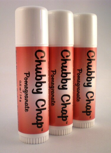 Chubby Chapstick  Large Jumbo Chapstick Natural Chapstick  5 Ounce Lip Balm Pomagranate