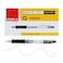 DongA fine point 05mm retractable ink gel pens quick dry ultra soft rubber grip smooth writing  Black 12 Count