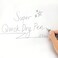DongA fine point 05mm retractable ink gel pens quick dry ultra soft rubber grip smooth writing  Black 12 Count