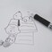 DongA fine point 05mm retractable ink gel pens quick dry ultra soft rubber grip smooth writing  Black 12 Count