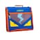 Caseit Monster Eye 2 O Zipper Binder wRemovable 5 Tab Expanding File Nave Blue M276ME Navy Blue