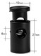 Plastic Cord Locks  Single Hole Spring Loaded Toggle Stoppers Lock Cord on Drawstring Laundry Bags Luggage Tents and Clothing 12Pack Black