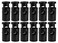 Plastic Cord Locks  Single Hole Spring Loaded Toggle Stoppers Lock Cord on Drawstring Laundry Bags Luggage Tents and Clothing 12Pack Black