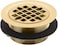 Round Shower Drain For Use With Plastic Pipe Gasket Included