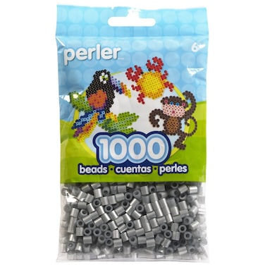 Perler Beads Fuse Beads for Crafts 1000pcs Metallic Silver  1