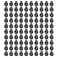 Plastic Cord Locks Toggle Single Hole Spring Loaded Elastic Drawstring Rope Cord Locks Clip Ends Spring Stopper Sliding Fastener Buttons for Shoelace Replacement Sports Backpacks Black