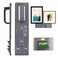 Picture Hanging Tool with Level Easy Frame Picture Hanger Wall Hanging Kit for Marking Position Hooks Nails and Hanger Level Grey Hanging Tool