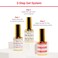 DND DC Gel Polish Set White Collection UVLED Gel Polish and Air Dry Nail Lacquer Matching ChipFree Polish Duo 057 White Bunny 05 Fl Oz