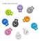 Raincol 50Pcs Plastic Cord Locks Toggle Single Hole Spring Loaded Elastic Drawstring Rope Cord Locks Clip Ends Spring Stopper Sliding Fastener Buttons for Shoelace Replacement Sports Backpacks