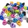 Raincol 50Pcs Plastic Cord Locks Toggle Single Hole Spring Loaded Elastic Drawstring Rope Cord Locks Clip Ends Spring Stopper Sliding Fastener Buttons for Shoelace Replacement Sports Backpacks