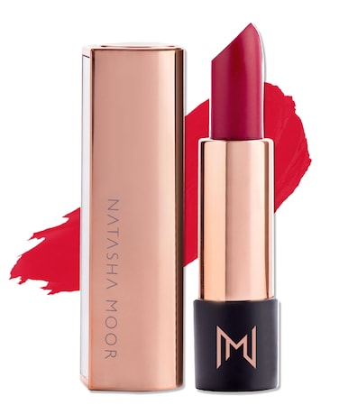 NATASHA MOOR Silk Suede Lipstick LongLasting Hydrating SemiMatte Finish  Creamy CrueltyFree Formula  Silky Smooth and Highly Pigmented  MONEY MAKER