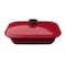 Brava Oven Enameled Cast Iron Chefs Pan and Lid Accessory Set Used as a Dutch Oven Rice Cooker or Slow Cooker for Roasts Stews Braising and More