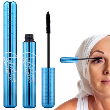 Mascara for Older Women Mascara for Seniors with Thinning Lashes Waterproof Mascara Black Volume and Length Hypoallergenic Mascara for Sensitive Eyes for Mature Women 1 Pack