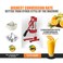 Gowintech Commercial Heavy Duty Cast Iron Hand Press Manual Orange Citrus Lemon Lime Grapefruit Pomegranate Fruit Juice Squeezer Machine Red