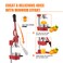 Gowintech Commercial Heavy Duty Cast Iron Hand Press Manual Orange Citrus Lemon Lime Grapefruit Pomegranate Fruit Juice Squeezer Machine Red