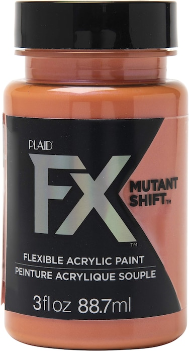 PlaidFX 36918 Flexible Color Shift Acrylic Paint 3 oz Fireball
