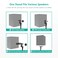 WALI Speaker Stand Adjustable Height Mount Hold Satellite Book Shelf Speaker up to 99 lbs Extend from 30 to 408 inch SS201B 1 Pair Black