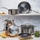 Hestan  ProBond Collection  Professional Clad Stainless Steel 4Piece Starter Cookware Set
