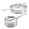 Hestan  ProBond Collection  Professional Clad Stainless Steel 4Piece Starter Cookware Set